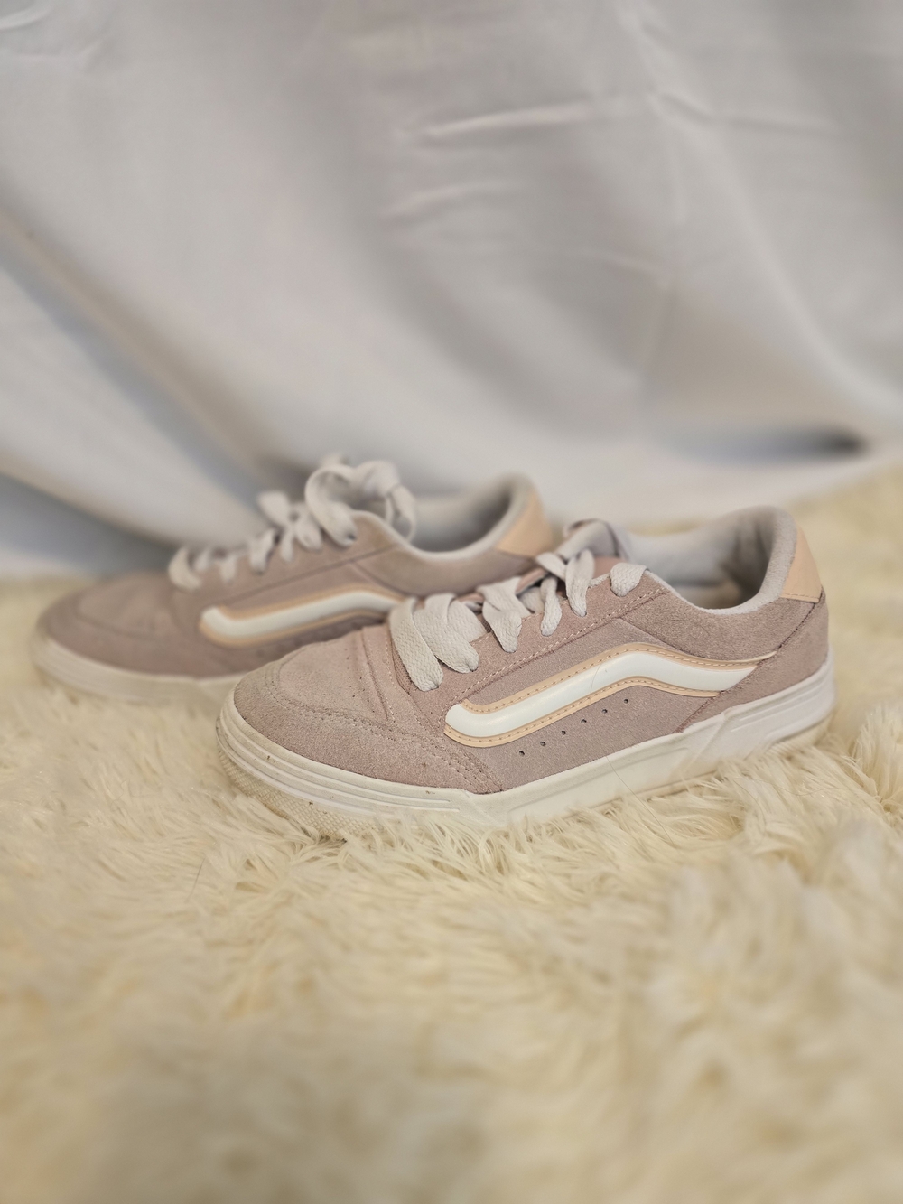Vans Old Skool Light Pink Suede Sneakers